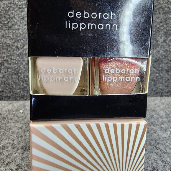 4 Deborah Lippmann Nail Polish 0.27 fl.oz. Mini Pink Glitter Modern Love - Picture 3 of 9